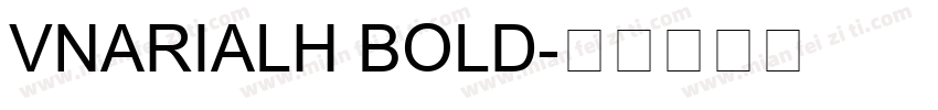 VnArialH Bold字体转换